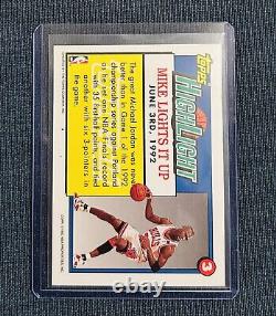 NBA Michael Jordan Lot Of (9). Topps Gold, Fleer, Upper Deck. N/M Condition