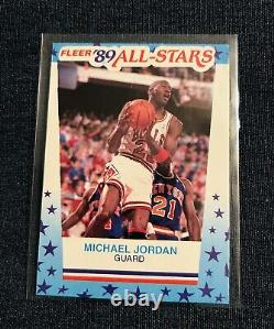 NBA Michael Jordan Lot Of (9). Topps Gold, Fleer, Upper Deck. N/M Condition