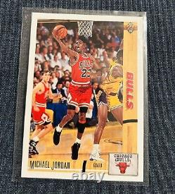 NBA Michael Jordan Lot Of (9). Topps Gold, Fleer, Upper Deck. N/M Condition