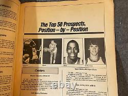 NBA Today 1984 Draft Guide Michael Jordan & Olajuwon Barkley Perkins Vintage