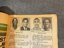 NBA Today 1984 Draft Guide Michael Jordan & Olajuwon Barkley Perkins Vintage