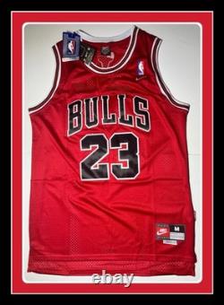 NEW Michael Jordan #23 Chicago Bulls 2009 Nike Swingman Throwback Jersey NBA MED