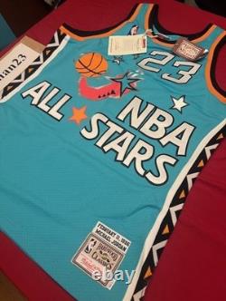 NEW wTAGS Mitchell & Ness Authentic Michael Jordan All-Star 1996 Sz 44 L Air J