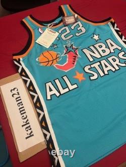 NEW wTAGS Mitchell & Ness Authentic Michael Jordan All-Star 1996 Sz 44 L Air J