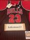 NEW wTAGS Mitchell & Ness Authentic Michael Jordan Bulls sz 44 L Air Jordan Pin