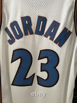 NWT 2000s whiteAuthentic Michael Jordan Nike Washington Wizards Jersey Size M 40