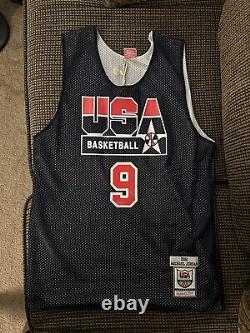 NWT Mitchell & Ness Michael Jordan #9 USA Dream Team Practice Jersey Size Small