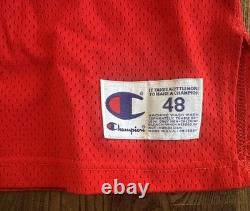 New NWT Champion Authentic MICHAEL JORDAN #23 Chicago Bulls Jersey Size 48 XL