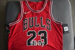 New in Box Michael Jordan Icon Edition Authentic Jersey Last Shot Size 48