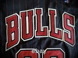 Nike Authentic Jordan Chicago Bulls Pinstriped/rookie Jerseys Sz 56 Flight 8403
