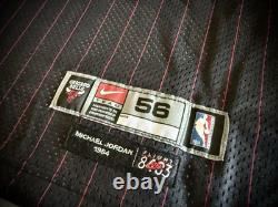 Nike Authentic Jordan Chicago Bulls Pinstriped/rookie Jerseys Sz 56 Flight 8403