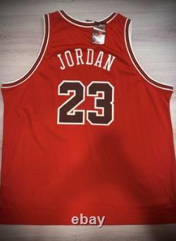 Nike Authentic Jordan Chicago Bulls Pinstriped/rookie Jerseys Sz 56 Flight 8403
