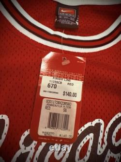 Nike Authentic Jordan Chicago Bulls Pinstriped/rookie Jerseys Sz 56 Flight 8403