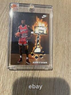 Nike Michael Jordan Burn It Down Custom Card
