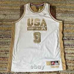 Nike USA Basketball Olympic White Gold Dream Team Michael Jordan 3XL