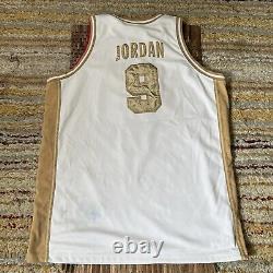 Nike USA Basketball Olympic White Gold Dream Team Michael Jordan 3XL