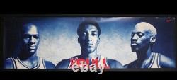 Original 1996 Michael Jordan Nike Poster NO BULL 23 X 76 NOS with label