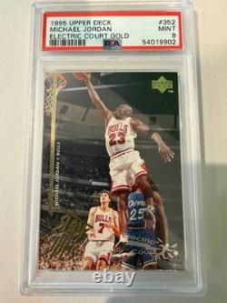 PLS READ 1995 Upper Deck Michael Jordan #352 Electric Court (NOT gold) PSA 9