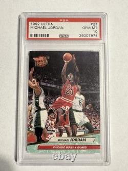 PSA 10 1992-93 Fleer Ultra #27 Michael Jordan Bulls PSA 10 1992-93 Fleer Ultra #27 Michael Jordan Bulls