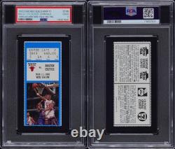 PSA 2 MICHAEL JORDAN vs LARRY BIRD FINAL GAME CELTICS @ BULLS 1992 NBA TICKET