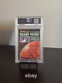 PSA 5 Michael Jordan 1992 Stadium Club Beam Team