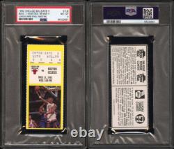PSA 8 MICHAEL JORDAN v LARRY BIRD FINAL GAME CELTICS @ BULLS 1992 NBA TICKET