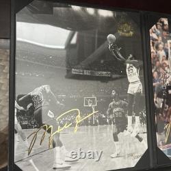 Qty (2) Michael Jordan Upper Deck Authenticated Collectibles 8x10 Photos Book