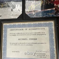 Qty (2) Michael Jordan Upper Deck Authenticated Collectibles 8x10 Photos Book
