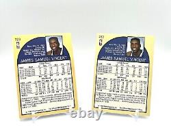 RARE 1990 NBA Hoops SAM VINCENT #223 with MICHAEL JORDAN #12 JERSEY Both cards