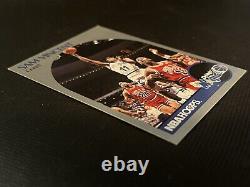 RARE 1990 NBA Hoops SAM VINCENT #223 with MICHAEL JORDAN #12 JERSEY Both cards