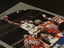RARE 1990 NBA Hoops SAM VINCENT #223 with MICHAEL JORDAN #12 JERSEY Both cards