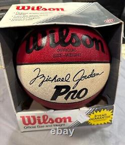 RARE BRAND NEW Vintage Michael Jordan Bilt Wilson Pro Basketball Bulls 1980s NIB