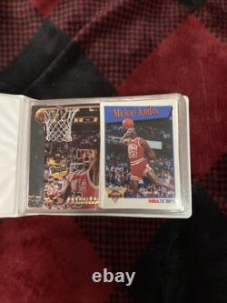 RARE MICHAEL JORDAN CARDS 12 Page Binder