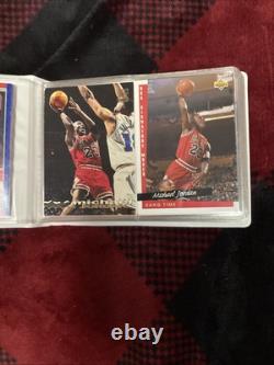 RARE MICHAEL JORDAN CARDS 12 Page Binder