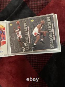 RARE MICHAEL JORDAN CARDS 12 Page Binder