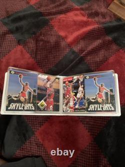 RARE MICHAEL JORDAN CARDS 12 Page Binder