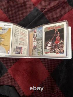 RARE MICHAEL JORDAN CARDS 12 Page Binder