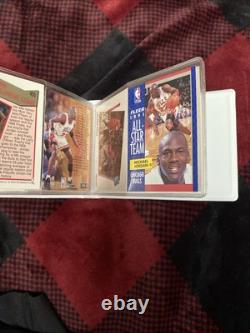 RARE MICHAEL JORDAN CARDS 12 Page Binder