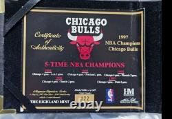 RARE MICHAEL JORDAN HIGHLAND MINT. 999 silver COIN WithCOA 122 of 125