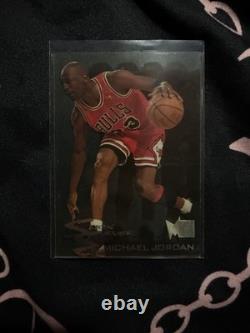RARE Michael Jordan 1995 Metal Slick Silver #3 Bulls Card (CRYSTAL CLEAR)