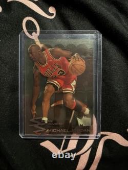 RARE Michael Jordan 1995 Metal Slick Silver #3 Bulls Card (CRYSTAL CLEAR)
