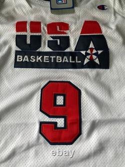 RARE Michael Jordan #9 1992 Dream Team Olympics Champion Jersey Sz 48