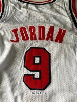RARE Michael Jordan #9 1992 Dream Team Olympics Champion Jersey Sz 48