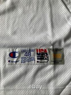 RARE Michael Jordan #9 1992 Dream Team Olympics Champion Jersey Sz 48