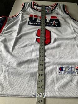 RARE Michael Jordan #9 1992 Dream Team Olympics Champion Jersey Sz 48
