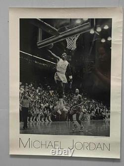 RARE Michael Jordan Len Bias Photo Poster UNC Tar Heels Nike GASTON WARD CALLUM
