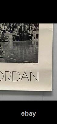 RARE Michael Jordan Len Bias Photo Poster UNC Tar Heels Nike GASTON WARD CALLUM