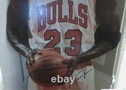 Rare 1996 Michael Jordan Upper Deck Life Size Cardboard Stand Up