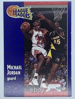 Rare Error Michael Jordan 1991-92 Fleer #220 Card Basketball Shifted Along Line