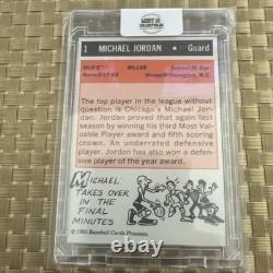Rare Michael Jordan Chicago Bulls NBA #1 Sports Trading Card 1992 BB Cards